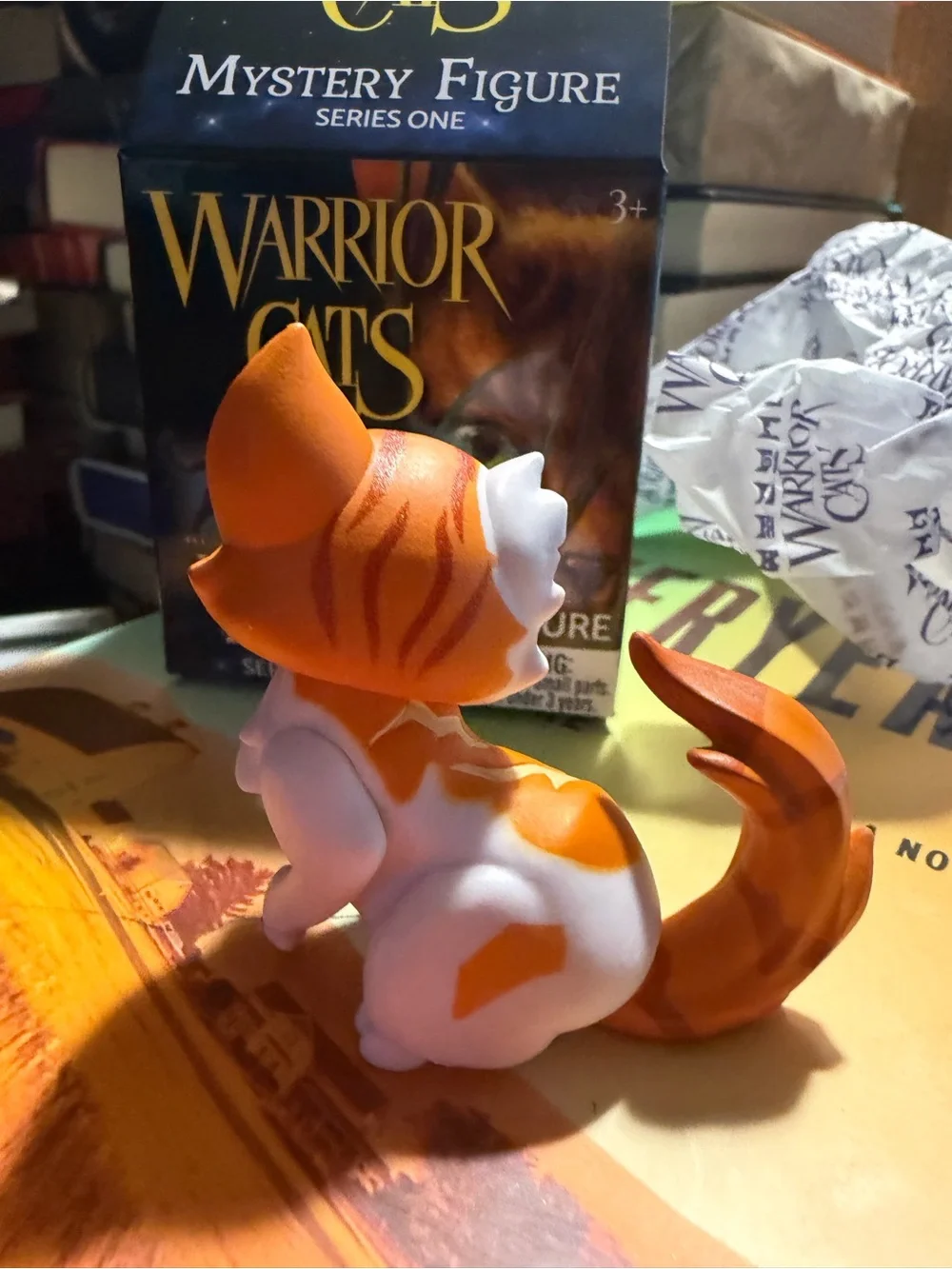 Warrior Cats Mystery Figure - Brightheart - Orange & White Calico Cat